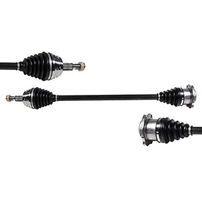 CV Axle Front Compatible with 1999-2006 Volkswagen Golf 2.0L 1.8L 2.8L FWD Auto Trans, Left and Right Front CV Axle Shaft - size: B2CV011-Golf