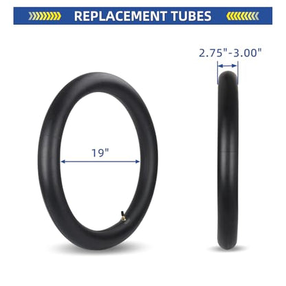 GICOOL 2.75/3.00-19" (70/100-19) Dirt Bike Inner Tubes, TR4 Valve Stem - size: 2.75/3.00-19
