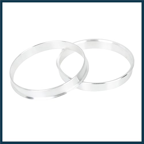 4pcs 66.6 to 64.1 mm Aluminium Alloy Car Hub Centric Rings Wheel Bore Spacer Automotive Parts