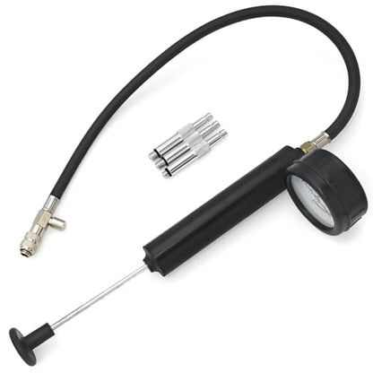 Koetsu Universal Outboard Gearbox Leak Tester Kit, Complete Vacuum & Pressure Test System with M10/M9/M8 Adapters for Marine Boat Motor Lower Unit Seal Inspection, 60cm Hose & Protective Case Included
