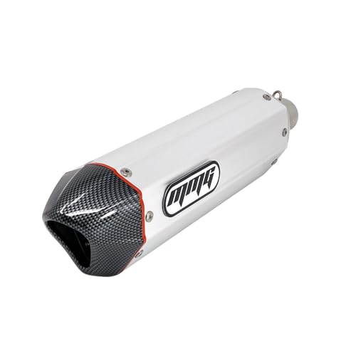 MMG Exhaust System Muffler, GY6 125cc/150cc, Metallic Silver