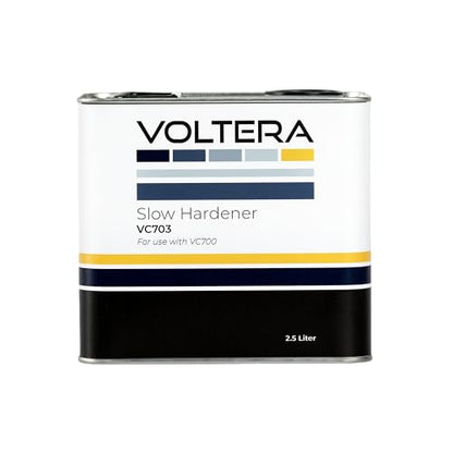 VOLTERA Hardeners for VC700 2:1 Overall Clearcoat | Fast, Normal & Slow Activators for Automotive Refinishing | High-Gloss Finish (2.5 Liters Slow)