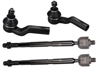 4pc Front Inner Outer Tie Rods for Ford Focus 2012-2018/ Escape 2013-2018