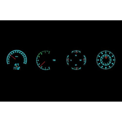 Dakota Digital RTX-70D-CLG-X Retrotech Gauge Instrument System Compatible with 1970-74 Challenger and 1970-74 Cuda with Rallye Dash