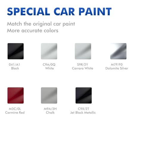 M9A Chalk Touch Up Paint Compatible with Porsche, Automotive Paints - color: M9A Chalk