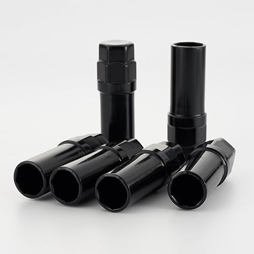 BESULEN 6+7 Point Spline Lug Nut Socket, 2 PCS Car Wheel Lock Removal Tool Kit, 6 Spline for 17.5mm Inner Diameter 7 Spline for 16.5mm Inner Diameter, Lug Nut Key Replacement, Car Accessories