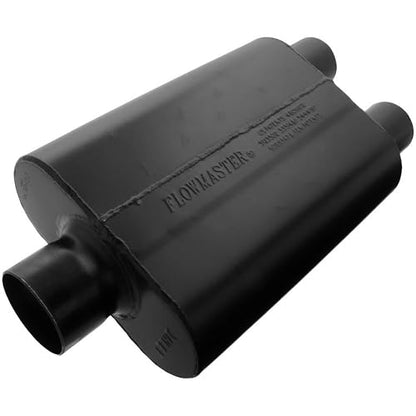 Flowmaster Super 44 Series Chambered Muffler – 3.00" Center In/Dual Out - color: Center In / Dual Out
