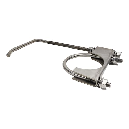 2 Pcs 2.5" Exhaust Clamp with Hanger - size: 2Pcs 2.5 inch