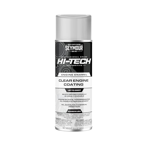 Seymour EN-70 Hi-Tech Engine Spray Paint, Gloss Clear, 12.00 Ounce (Pack of 1) - color: Gloss Clear