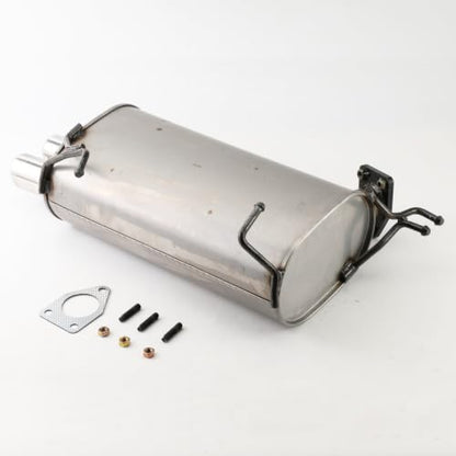 409 Stainless Steel Rear Exhaust Muffler for OUTLANDER 2007-2013 3.0L E35H - size: For 2007-2013 OUTLANDER 3.0L