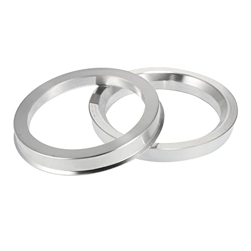 X AUTOHAUX 4pcs OD 72.6mm to ID 58.6mm Aluminium Alloy Car Hub Centric Rings Wheel Bore Center Spacer - size: 58.6mm