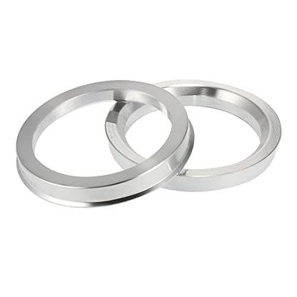 X AUTOHAUX 4pcs OD 72.6mm to ID 58.6mm Aluminium Alloy Car Hub Centric Rings Wheel Bore Center Spacer - size: 58.6mm