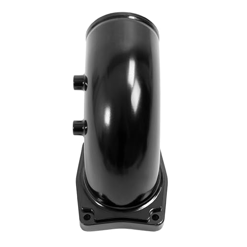 Turbo Air Intake Elbow Pipe Compatible with 03-07 F-250 F-350 F-450 - color: Black