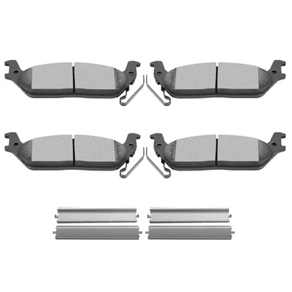 Rear Brake Pads, ECCPP 4pcs Ceramic Pads Kits For Ford For F-150 2004-2011 - size: Rear D1012-7916