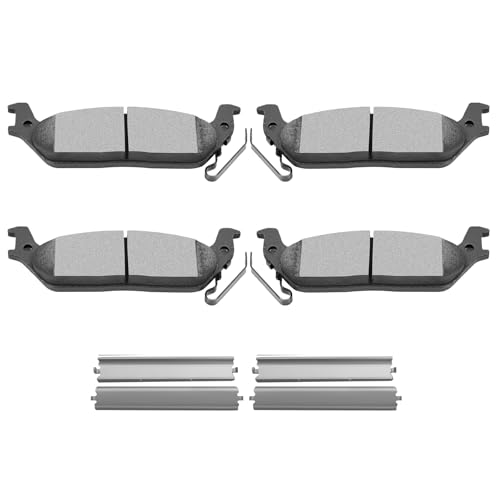 Rear Brake Pads, ECCPP 4pcs Ceramic Pads Kits For Ford For F-150 2004-2011 - size: Rear D1012-7916