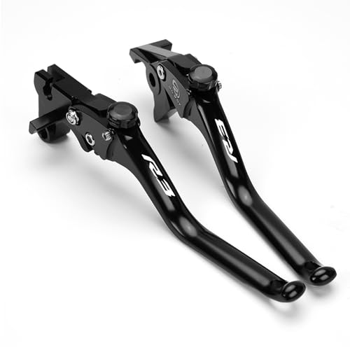MOWOK Fit for Yamaha R3 YZFR3 Adjustable Brake Clutch Levers - color: Black