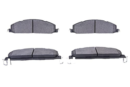 Replacement for Front and Rear Ceramic Brake Pads for Dodge RAM 1500 2012 Truck / RAM 2500 2009-2017 Truck - style: D1399-D1400