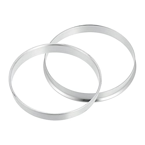 X AUTOHAUX 4pcs OD 87.1mm to ID 65.1mm Aluminium Alloy Car Hub Centric Rings Wheel Bore Center Spacer - size: 65.1mm