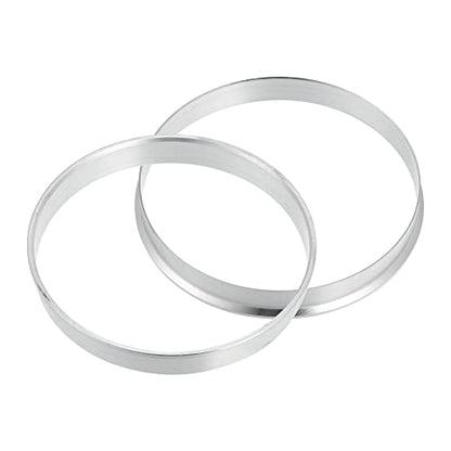 X AUTOHAUX 4pcs OD 87.1mm to ID 65.1mm Aluminium Alloy Car Hub Centric Rings Wheel Bore Center Spacer - size: 65.1mm