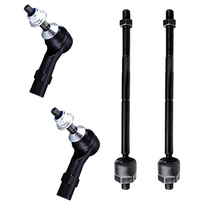 Front Tie Rod Ends for Ford 500 Freestyle Taurus, for Mercury Montego Sable - size: 4p for Five Hundred 05-07