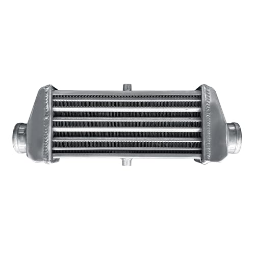 Universal Intercooler 16.5''x7''x2.7" Front Mount Intercooler 2.2'' Inlet and Outlet Aluminum Turbo Intercooler Direct Replacement for Any Turbo Charger system - size: 16.5''x7''x2.7" 2.2''