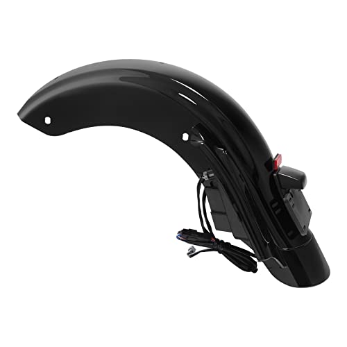 TCMT 5" Stretched Saddlebags Smoke Lens Rear Fender Fit For Harley Touring Road King Electra Glide Street Glide Road Glide Ultra 2009-2013 - color: Rear Fender Smoke Lens, size: 5" Stretched Saddlebags(Chrome Latches)