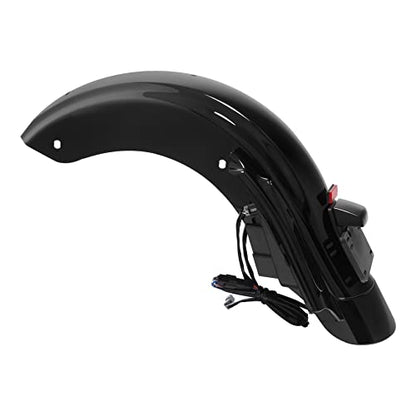 TCMT 5" Stretched Saddlebags Smoke Lens Rear Fender Fit For Harley Touring Road King Electra Glide Street Glide Road Glide Ultra 2009-2013 - color: Rear Fender Smoke Lens, size: 5" Stretched Saddlebags(Chrome Latches)