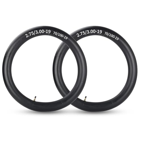 GICOOL 2.75/3.00-19" (70/100-19) Dirt Bike Inner Tubes, TR4 Valve Stem - size: 2.75/3.00-19