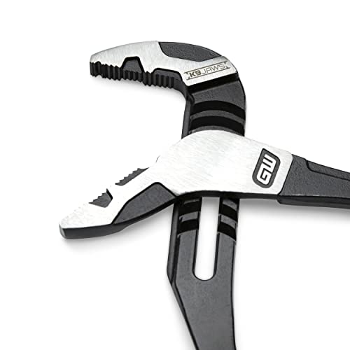 GEARWRENCH 8", 10”, & 12” PITBULL K9 Straight Jaw Dual Material Tongue and Groove Pliers Set - 82205CAZ - size: 3 Piece, style: Mixed Set