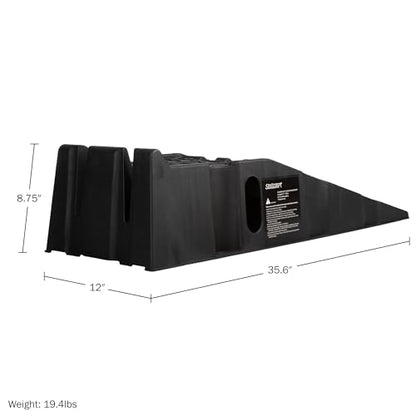 Stalwart Heavy Duty Car Ramps with 13,000lb GVW Capacity, 2-Pack