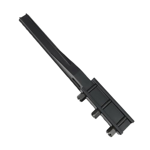 24-Slot Picatinny Rail Riser Mount (1"/0.83"/0.5" Height), 10" Length Flat Top Mount Adapter and Optics Riser Mount - style: High - 1"