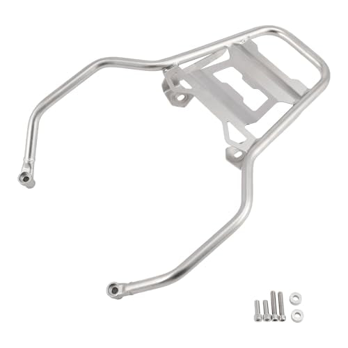 TCT-MOTORPARTS Black 45L Top Case Trunk Tail Box+Luggage Mount Rack Fits for BMW R1200GS LC 2013-2018 R1250GS LC 2019-2023 - color: Black Tail Luggage Box (45L)+Rack
