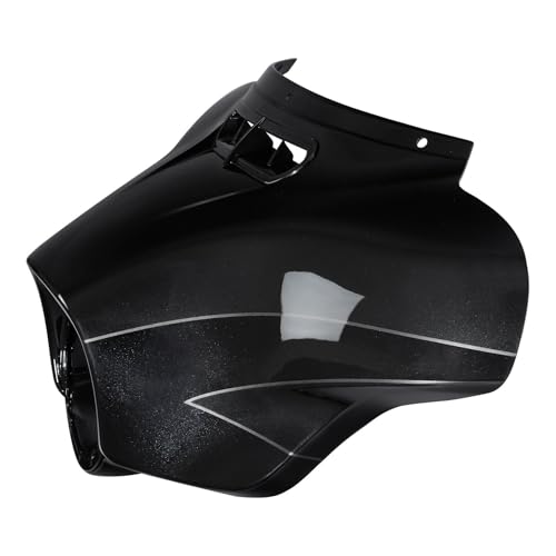 HR3 Dark Slate Candy/Arctic Black Batwing Outer Fairing Body + Vent Trim Compatible with 2017 CVO Street Glide FLHXSE - color: Dark Slate Candy / Arctic Black