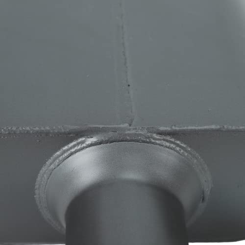 Pair of Single Chamber Performance Race Chambered Muffler 2.25" Center/Center Universal Muffler - size: 2.25 Inch