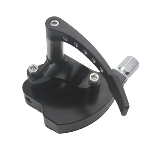 Motorcycle 7/8" 22mm CNC Billet Throttle Thumb Assembly Controller for TRX400EX TRX 250/450R ltr450 ltz400 Dirt Pit Bike ATV UTV (CNC-Black)
