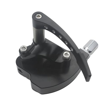 Motorcycle 7/8" 22mm CNC Billet Throttle Thumb Assembly Controller for TRX400EX TRX 250/450R ltr450 ltz400 Dirt Pit Bike ATV UTV (CNC-Black)
