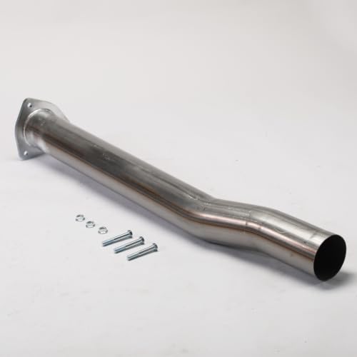 1 Set Stainless Steel Exhaust Pipes for 2007-2010 Ram 3500/4500/5500 6.7L 4" Cummins Diesel - size: for 2007-2010 Ram 3500/4500/5500