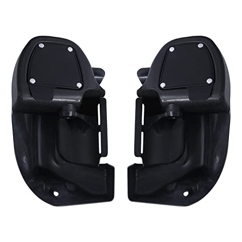 TCT-MOTORPARTS Pewter Pearl Lower Vented Fairings Glove Box Fit For Harley Touring Road King FLT CVO Road Street Electra Glide 1983-2013 - color: Color #1