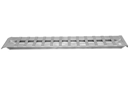 GEN-Y Hitch Heavy Duty Aluminum Loading Ramps - Set of 2, 7 Foot Long x 14 Inches Wide, 6000 lbs Capacity, Hybrid Hook and Plate Ends, Serrated Cross Rungs for Maximum Traction - size: 7'