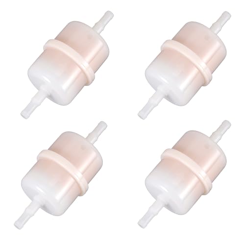 4pcs 49019-0031 Inline Gas Fuel Filters Kit, Compatible with Kawasaki