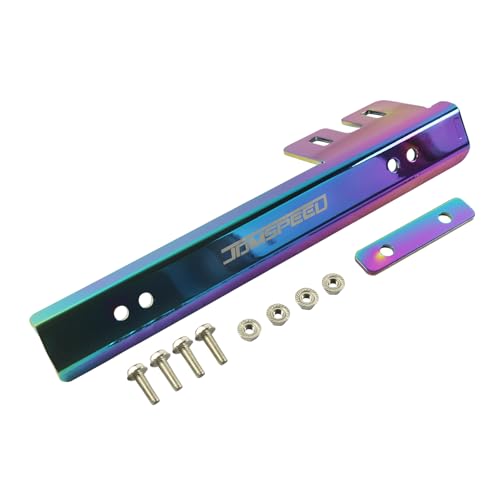 Neo Chrome Front Bumper License Plate Mount Bracket Relocator Holder Bar - color: Neo Chrome