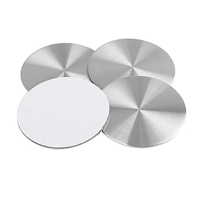 X AUTOHAUX 45mm Silver Tone Car Wheel Center Hub Caps Sticker 4pcs - size: 45mm