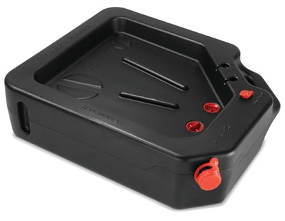 PAK Premium 16 Quart Oil Drain Pan, Easy Pour Design, Made in USA
