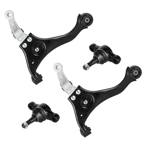 Front Lower Control Arm with Ball Joints for Hyundai Sonata 2006 2007 2008 2009 2010 2.4L 3.3L Passenger Driver Side Supension Kit K641392 K641391 K500035 4Pcs