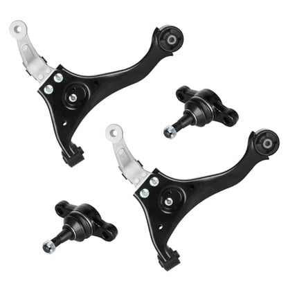 Front Lower Control Arm with Ball Joints for Hyundai Sonata 2006 2007 2008 2009 2010 2.4L 3.3L Passenger Driver Side Supension Kit K641392 K641391 K500035 4Pcs