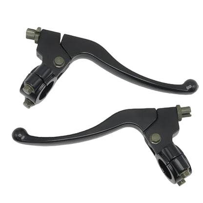 Black Left Right 22mm 7/8" Universal Clutch Brake Handle Levers Perch for CRF50 CRF70 CRF80 CRF100 CRF150 XR50 XR80 XR100 Xtreme 125cc Chinese 110cc Pit Dirt Motor Bike Motocross