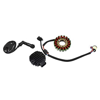 labwork Stator and Regulator Rectifier and Ignition Coil Replacement for Yamaha Raptor 660 2001-2005 YFM660 YFM660R YFM660RSE