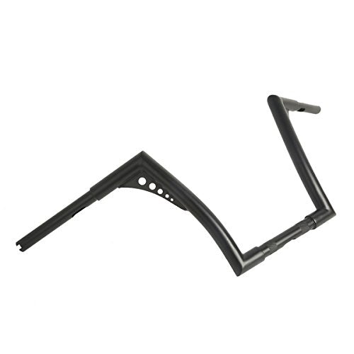 XMT-MOTO 12" Rise 1-1/4 Ape Hangers Handlebar Fit For Harley FLST FXST XL - color: Gloss Black, size: 12 INCH
