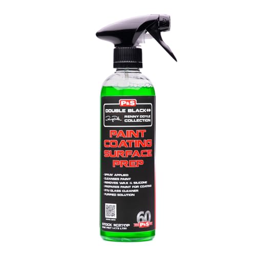 P & S PROFESSIONAL DETAIL PRODUCTS Paint Surface Prep for Coatings, Removes Waxes & Silicones, Ensures Bonding Use After Paint Correction - 1 Pint, Spray