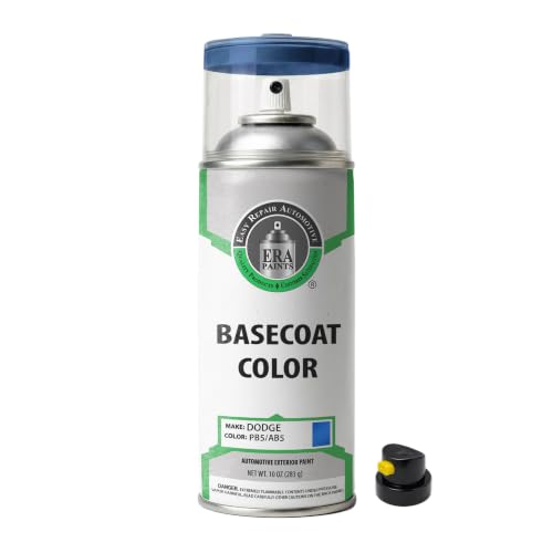 ERA Paints - PB5/AB5 - Electric Blue Pearl for DODGE Exact OEM Color Match Automotive Touch Up Paint for Cars - Spray Paint with Premium Spray Nozzle - Basic Kit - Made in USA - style: Spray - Basic Kit
